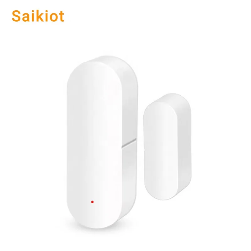 Saikiot Tuya WIFI Door Window Sensor Alarm Mobile App Control Door Sensor Detector Waterproof Home Security Window Door Sensor
