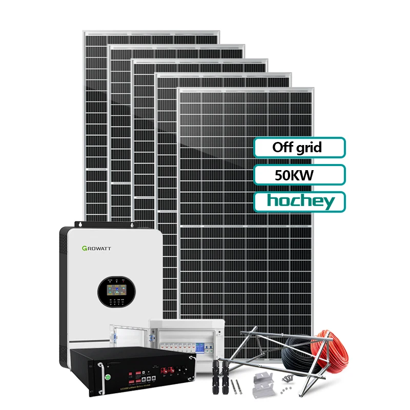 Pollution-Free Get Solar Storage Complete 50KW Solar System For Home Off Grid Most Popular Green Solar Energy Kit 10KW -250KW