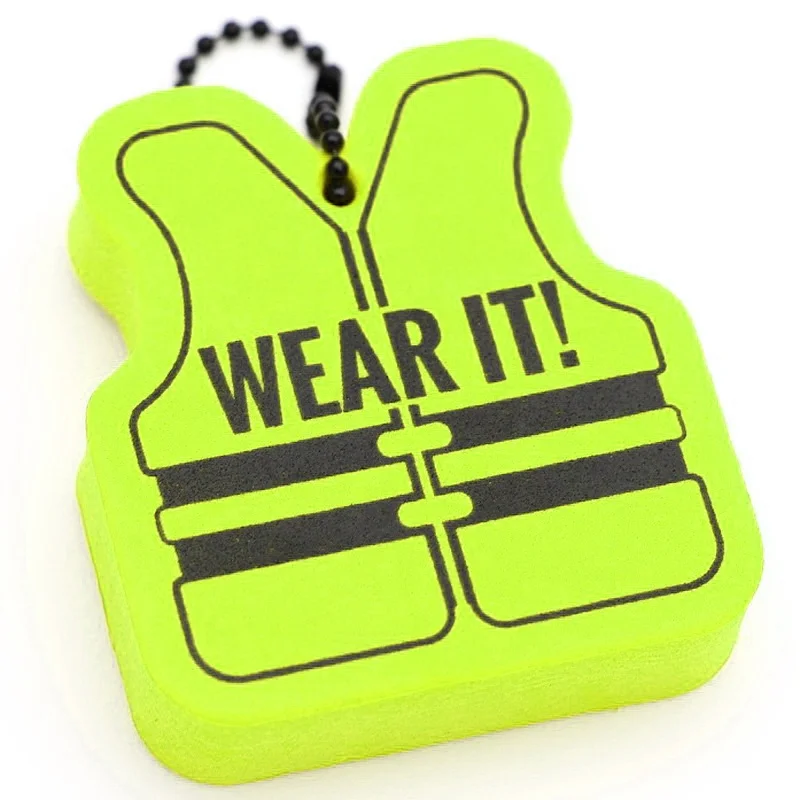 Original Factory Competitive Price Promotional Customized eva foam floating keychains T-shirt shape float eva keychain