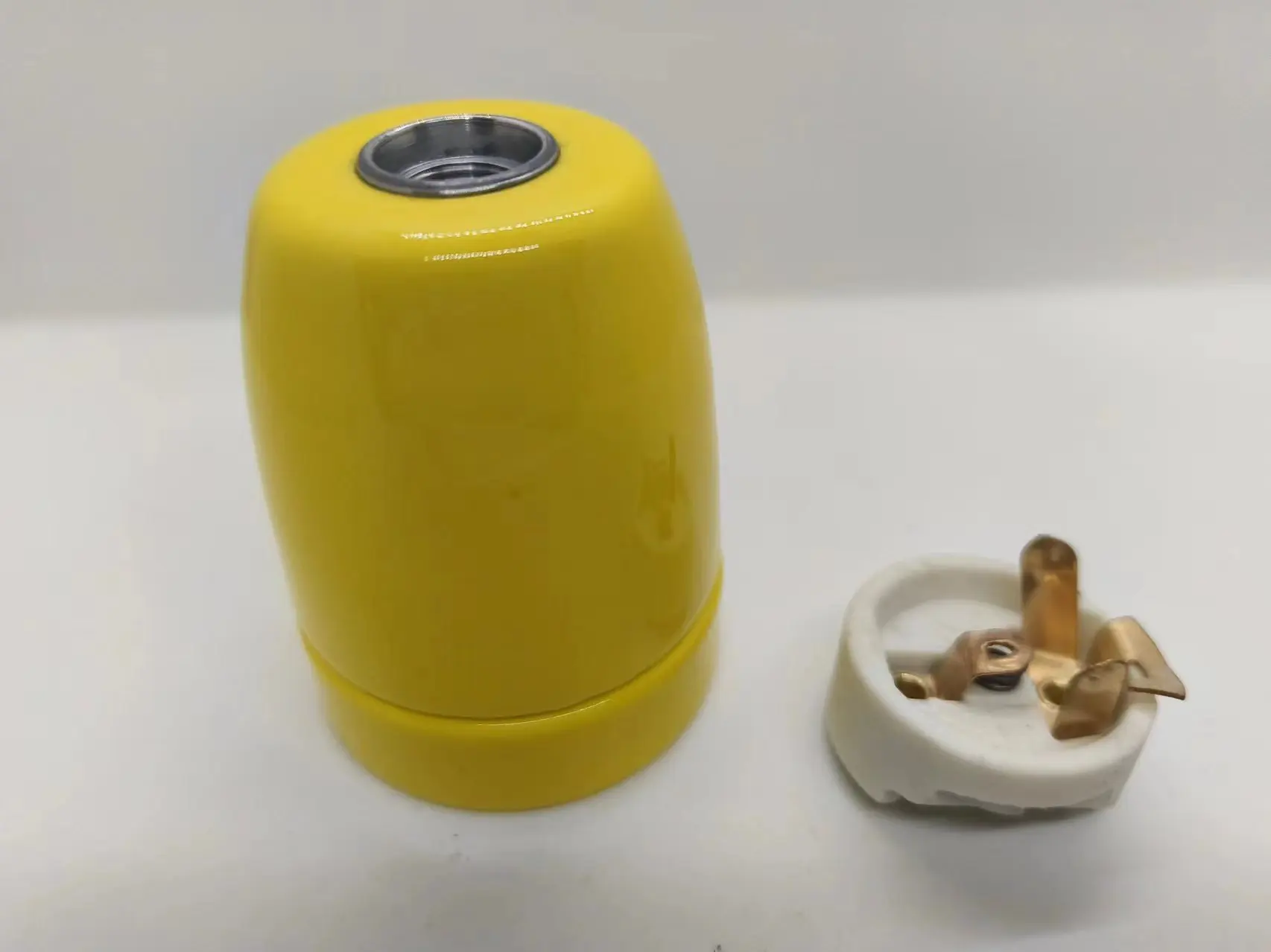 Porcelain Bulb Light Socket Ceramic Lamp Holder E14