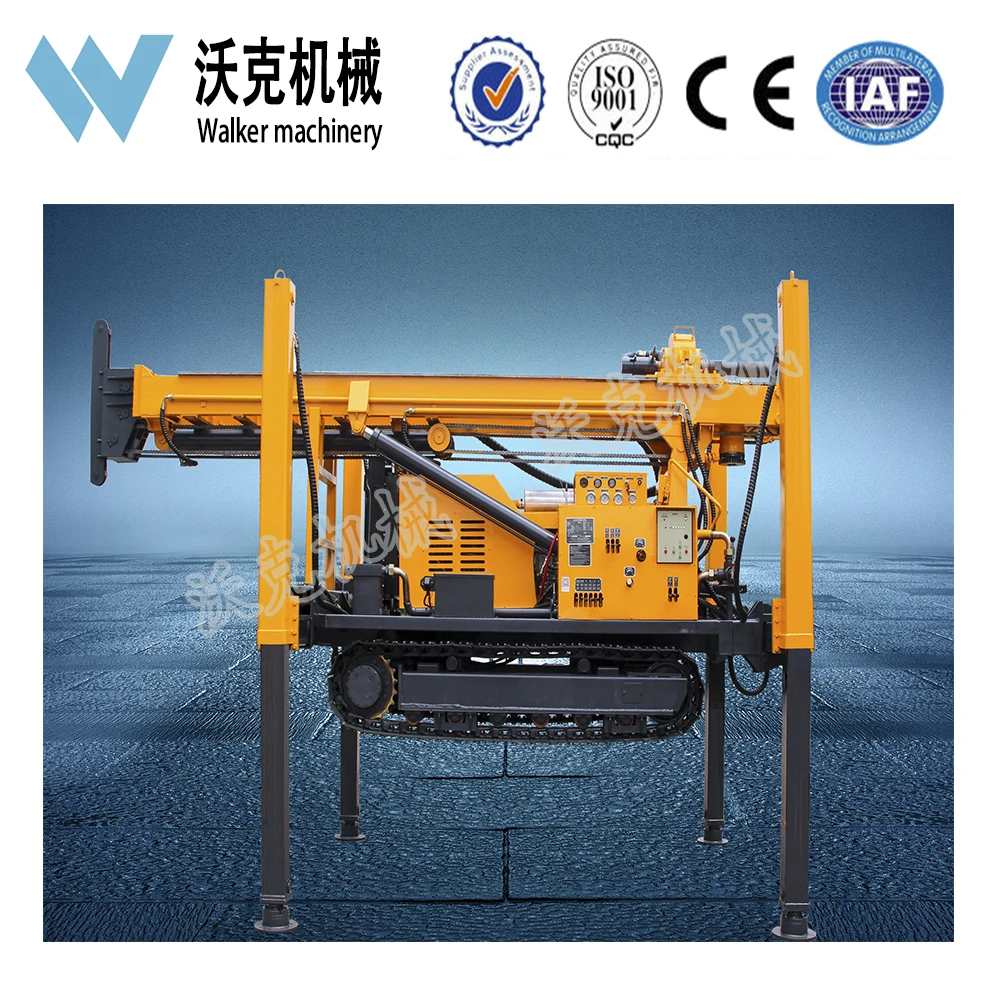 JDL-400 crawler mounted portable hydraulic 400 meters water well drilling rig for sale