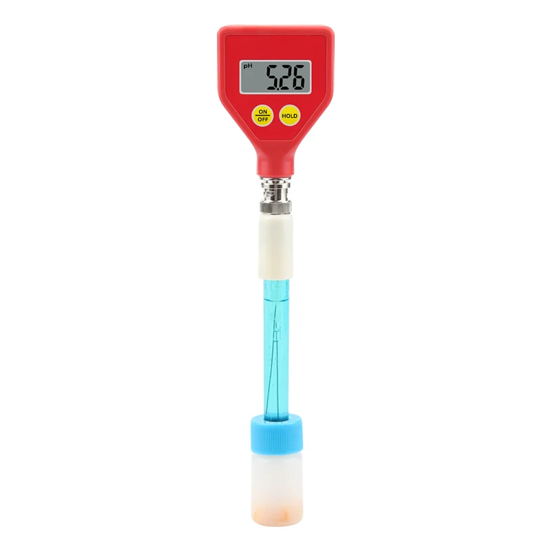PH METER Tester changeable PH electrode BNC 1m cable data hold for water purification