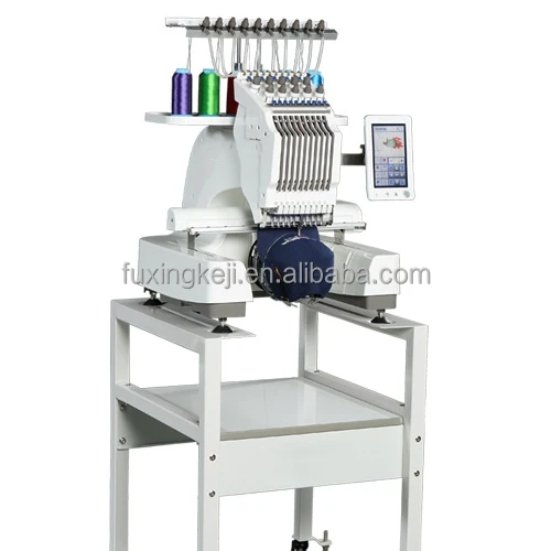 China brand EM-1010 Single head 10 needles computerized flat embroidery machine industrial sewing machine