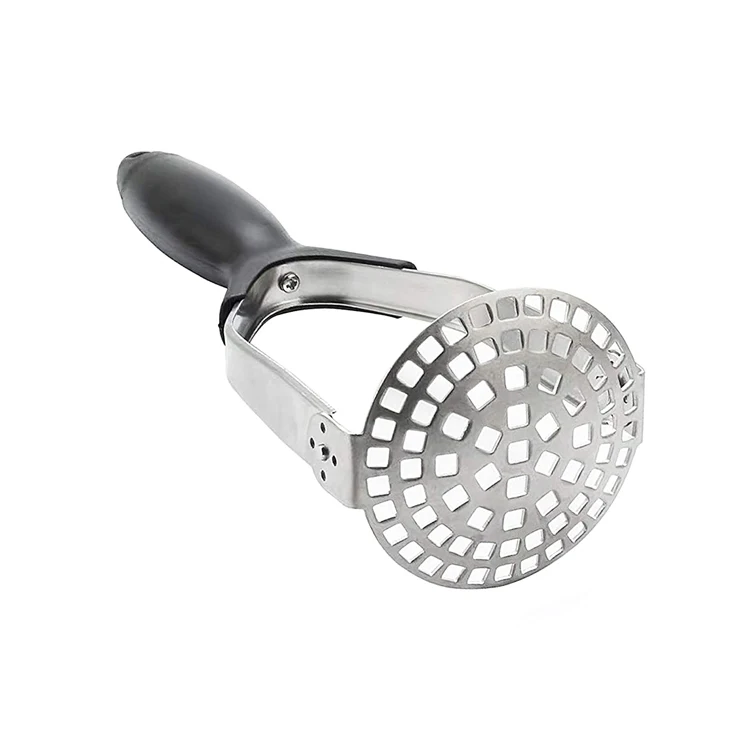 Stainless Steel Hand Pressed Potato And Onion Slicer Vegetable Fruit Salad Ricer Potato Press Masher