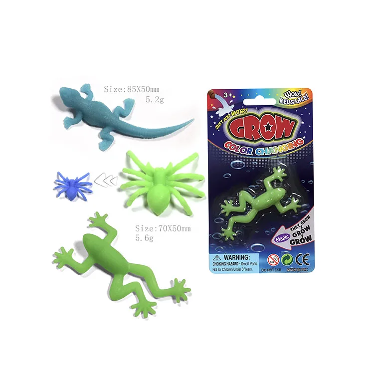 Grow Glow Snake Spider Sea Animals Dinosaur Lizard Color Changing Insects Water Expandable Toys