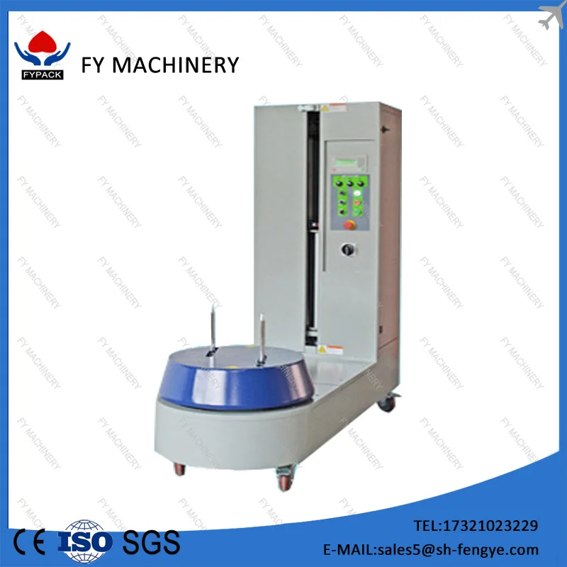 
High quality Wrap film machine airport luggage stretch wrapping machine 