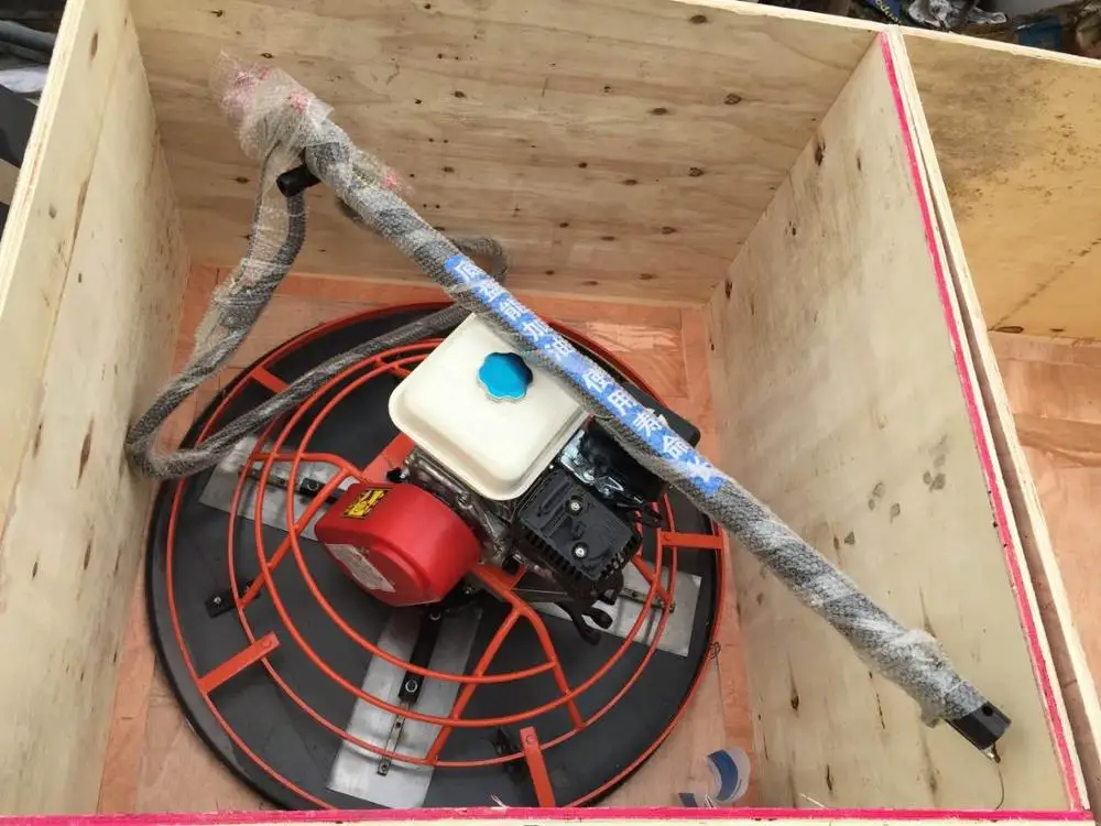 heavy type power trowel 40' concrete power trowel machine GX160 gasoline engine walk behind concrete trowel