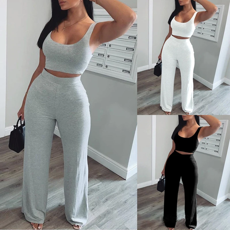 Женский Брючный комплект из 2 предметов, модная осенняя одежда больших размеров, 2020