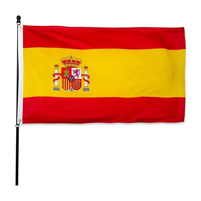 Wholesale National 3x5ft Spanish Flag of Spain Country Banner Espana Madrid Flag