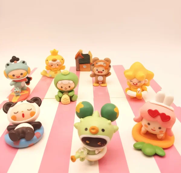 Hot Selling Cartoon Game Blind Box 8pcs Mini World Blind Box Cute Figure Ornament Doll