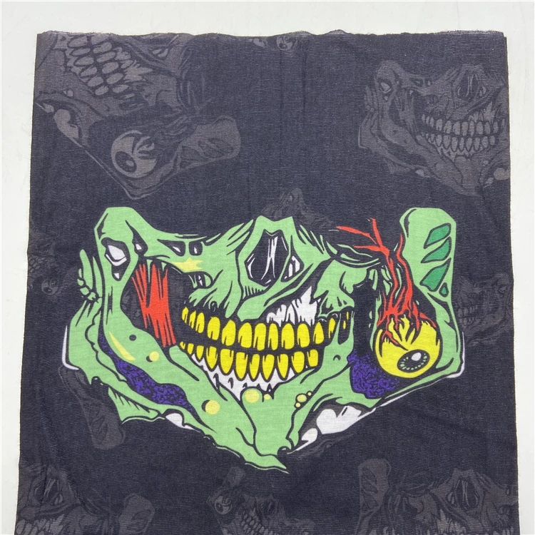 
New arrival muti-functional bandanna seamless neck scarf tube head-wear magic bandanna skull head 