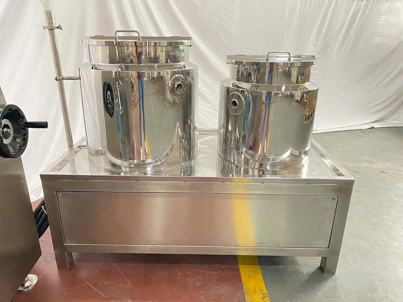 ESKO 316 Stainless Steel Emulsifying Mixing Tank Cosmetic Cream Vacuum Emulsion Homogenizer Mixer