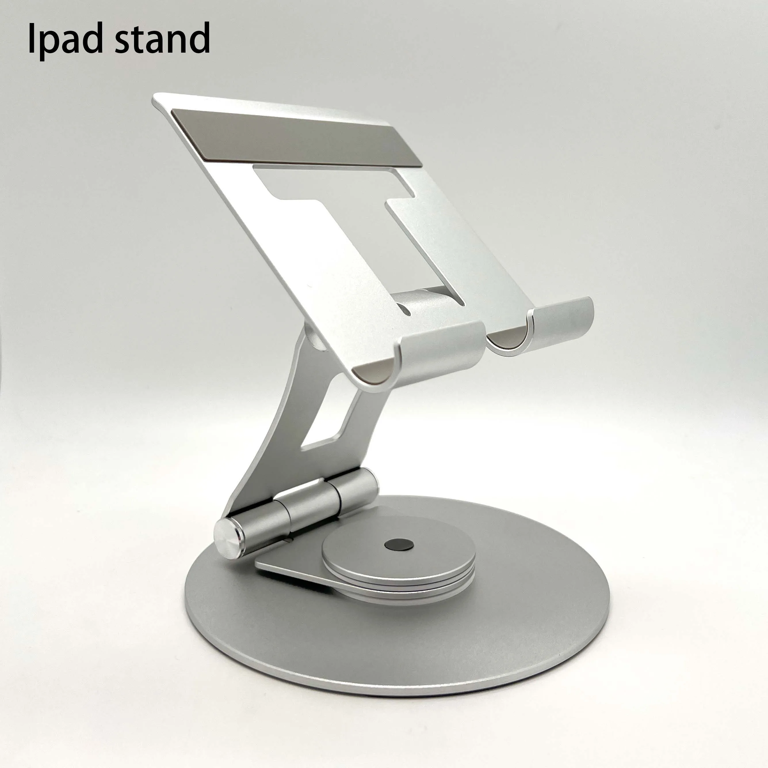 Tablet Stand Desk Riser 360 Rotation Multi-Angle Height Adjustable Foldable Holder Dock for 4-13.9 Inch Phone iPad Tablet Laptop