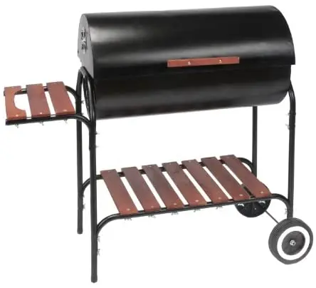 Outdoor Large BBQ Grill Trolley Charcoal Grill Large Cooking Area Backyard BBQ Party griller