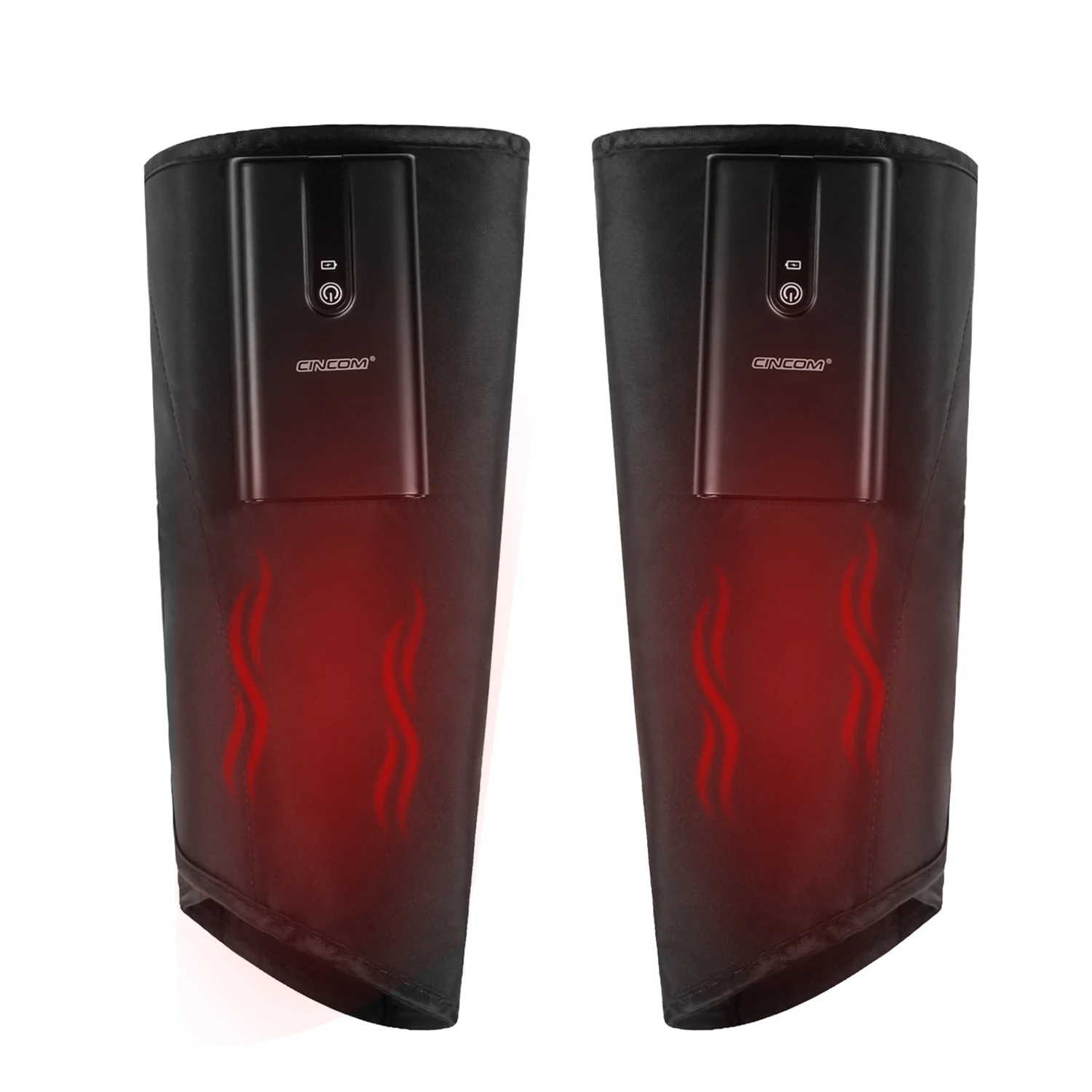 Cordless Leg Massager Machine for Circulation and Relaxation Electric Calf Massager with Heat Air Compression Leg Massager