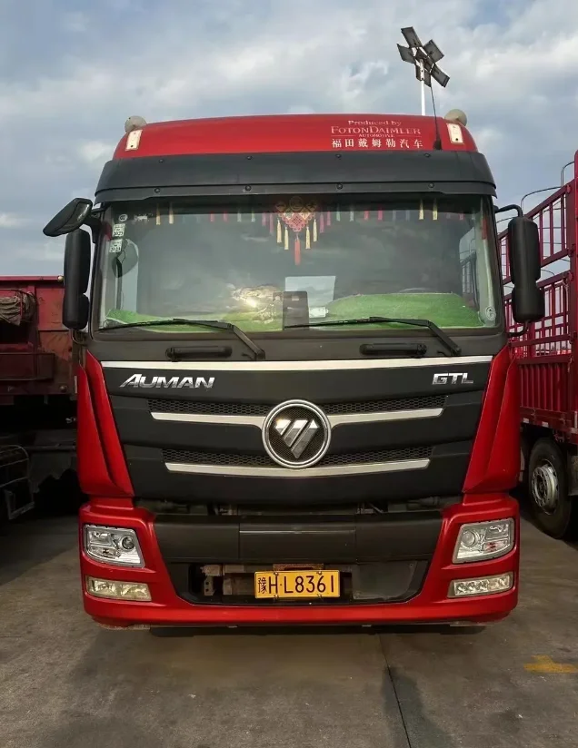 Used  Foton Auman Truck Head 6x4 Foton Auman GTL Tractor Truck with Max Traction Weight 35-40 Ton
