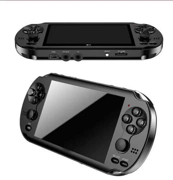 High quality 8GB 5.1 Inch MP5 x9 plus Pocket handheld game playersr With 5.0 inch Screen Support TV Out video game console