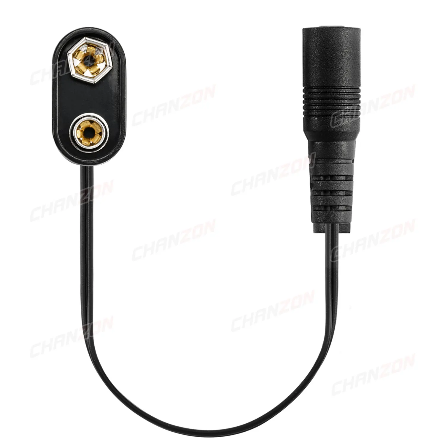 (24AWG UL провода) 9 V Volt оснастки батарейный зажим держатель Женский Мужской Аллигатор 9-вольтовой батареи разъем с 15 см кабель провода