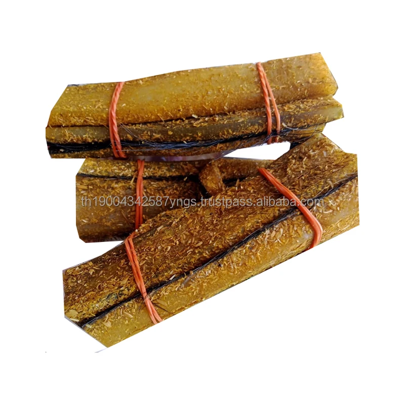 Delicious dried leather thai food dry skin Salted buffalo skin, a special dish of Northeastern Thais, thai food