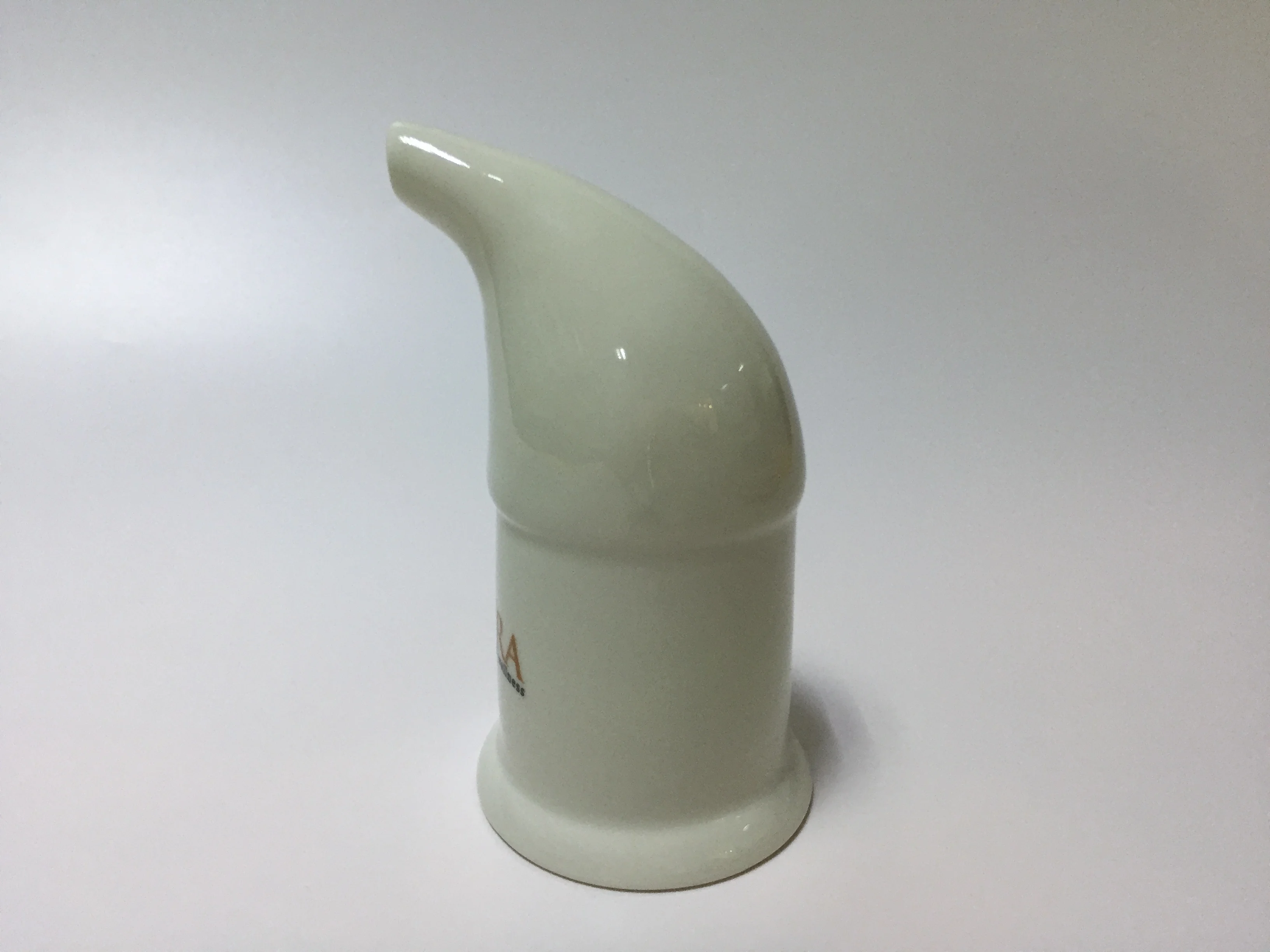 custom White Porcelain Hand-held Salt Inhaler ceramic himalayan salt inhaler stick nasal inhaler