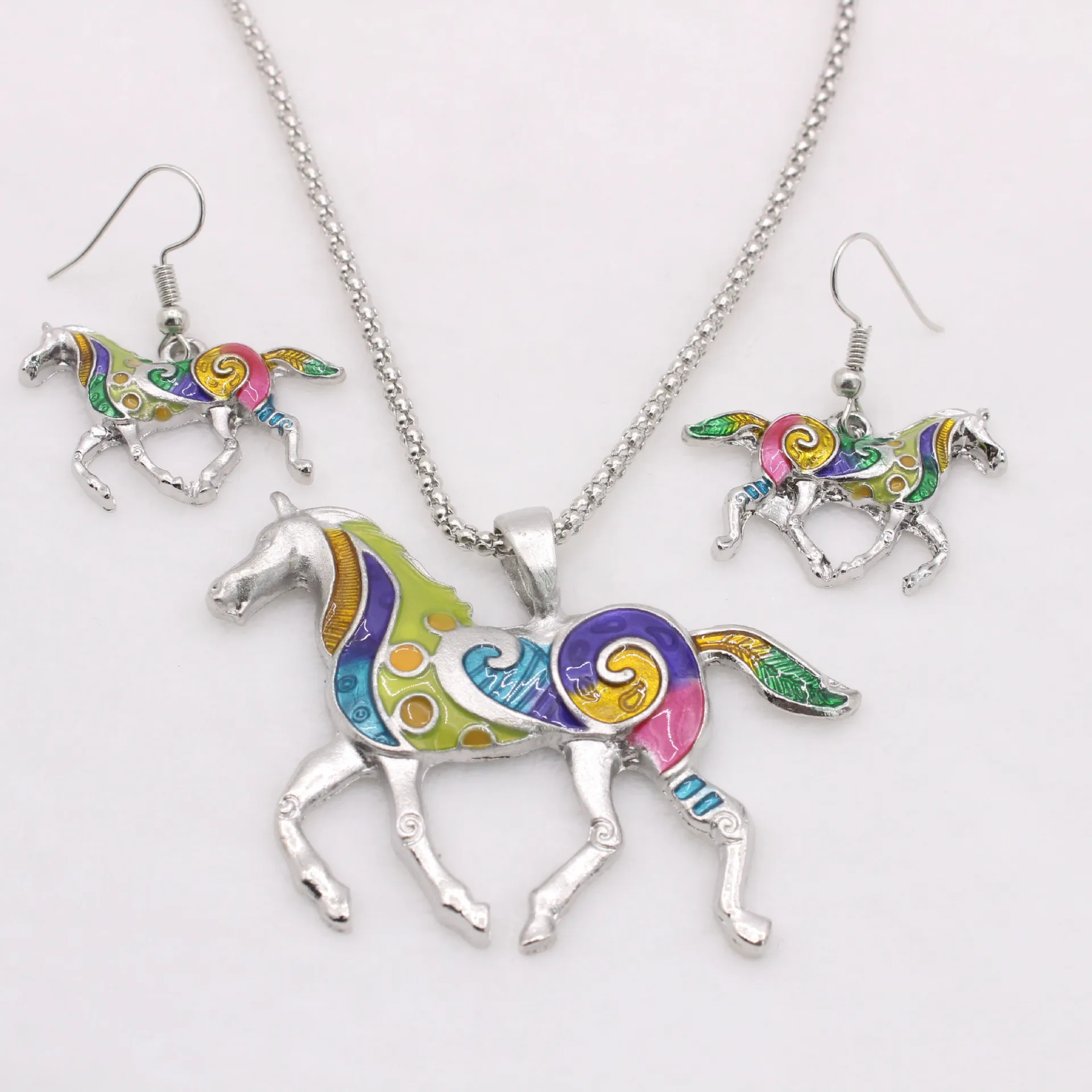 
Backpack Pendant Horsesho Accessory The Earrings Barbie And Muslim Charm Bit Jewelry Horse Earring 