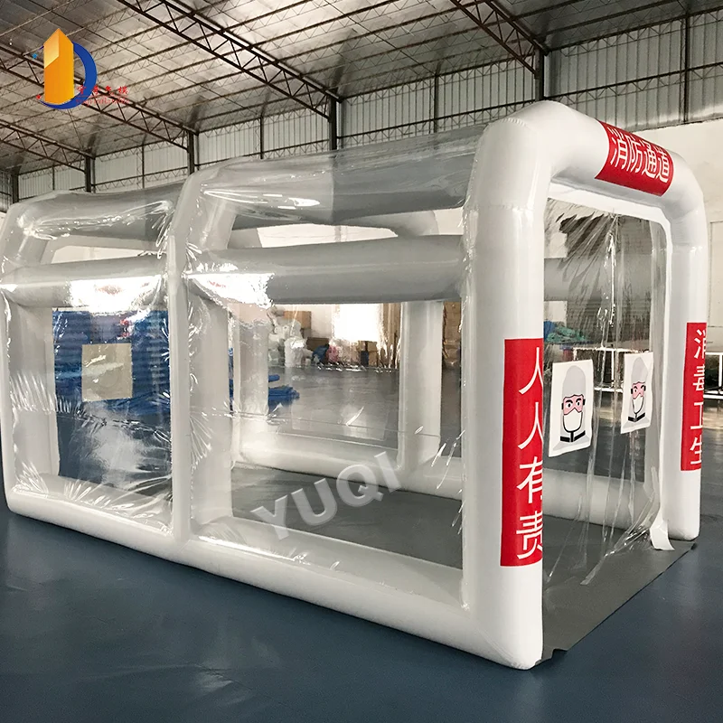 YUQI factory Portable inflatable disinfection channel Temporary medical emergency tent at Home