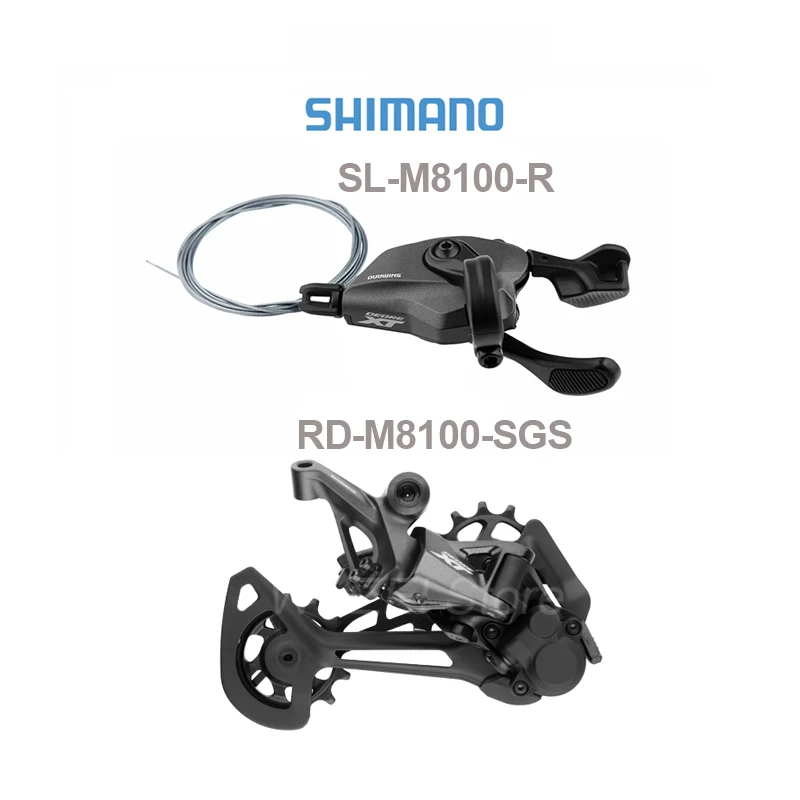 SHIMANO DEORE XT M8100 12v groupset mtb mountain bike 1x12-speed shifter SL- M8100-R rear derailleur RD-M8100-SGS Original