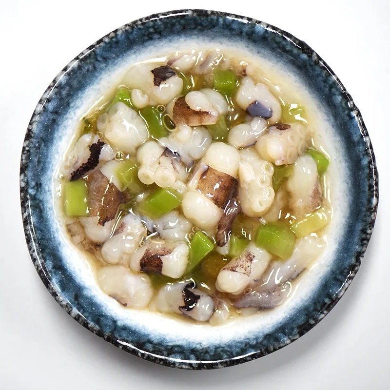 Gaishi OEM/ODM   Mustard TAKO Frozen Seasoned Baby WASABI Tako