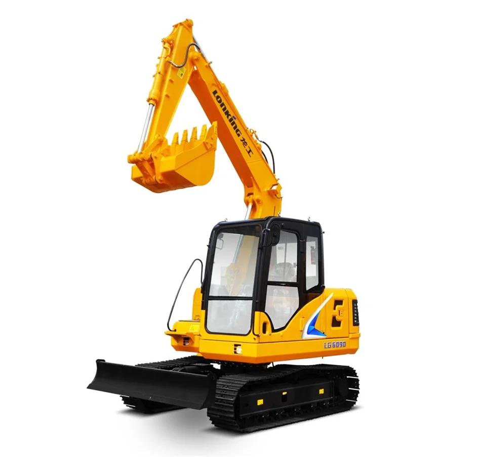 
LG6090 9t hydraulic crawler mini excavator 8600kg small digger with parts 