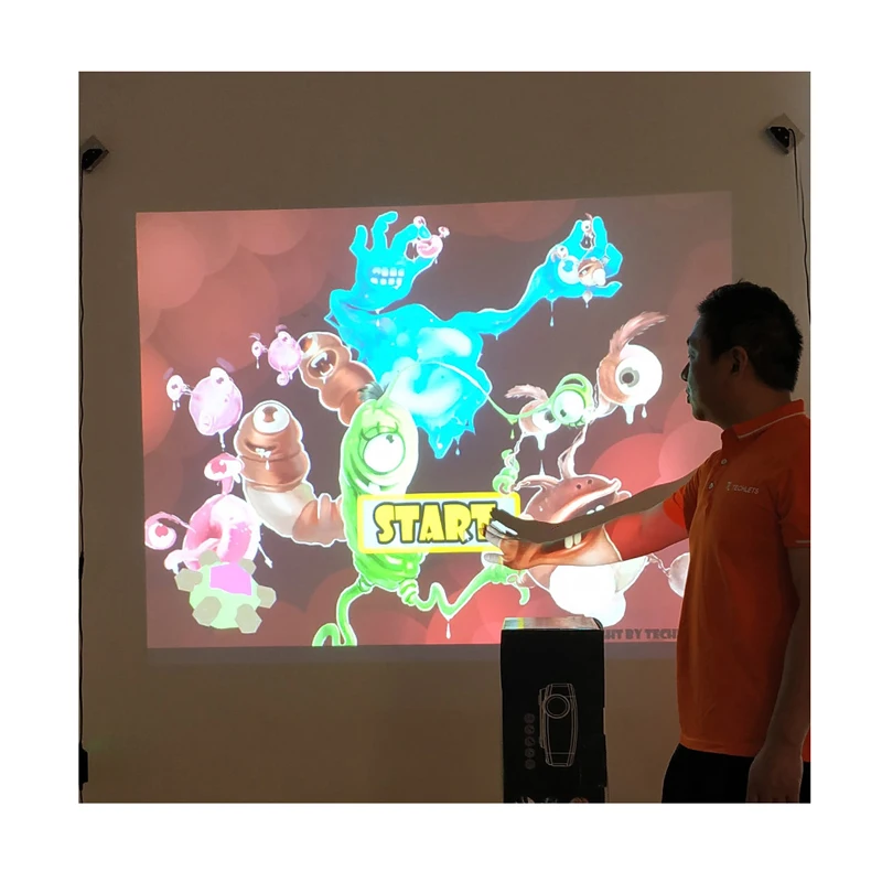 AR  Augmented Reality Advertise Game AR Magic Ball Projector interactive wall