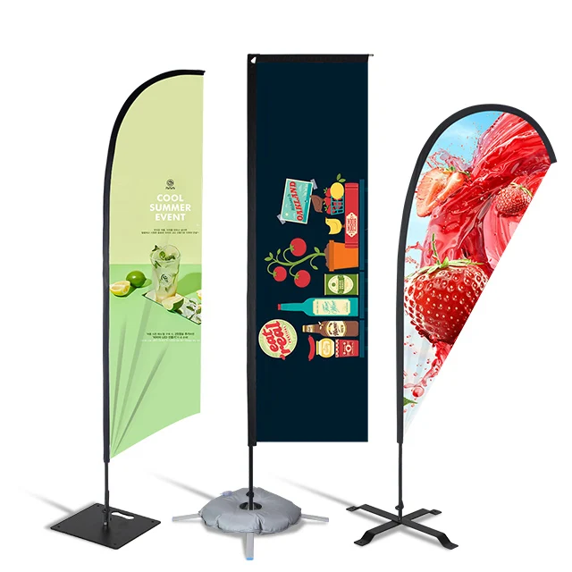 Высококачественный теплопроводный полиэстер 3 м флаг Полюс дешевая цена рекламный пляжный с базой