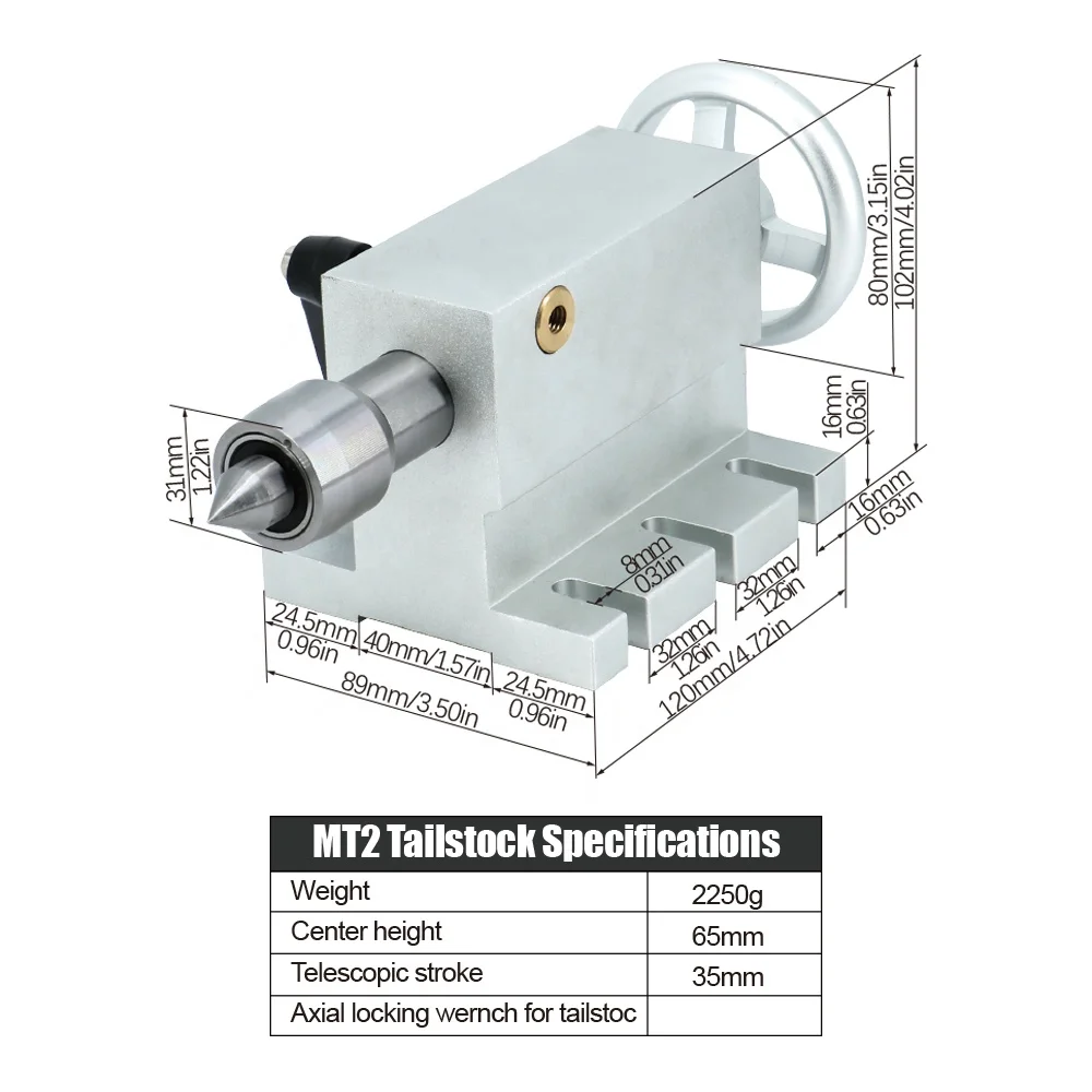 4th 4Jaw Chuck Tailstock Index Dividing Head Nema23 Motor Kit For Engraving Machine
