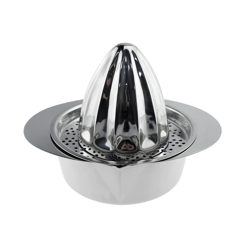 Manual Stainless Steel Lemon Juicer with 3 Replaceable Juicers,Hand Citrus Squeezer