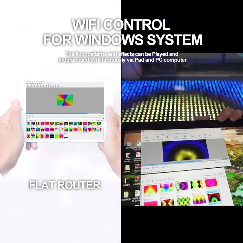 Promotion Color Mixture Rental Business Infinity 3D Disco Rgb Dance Floor