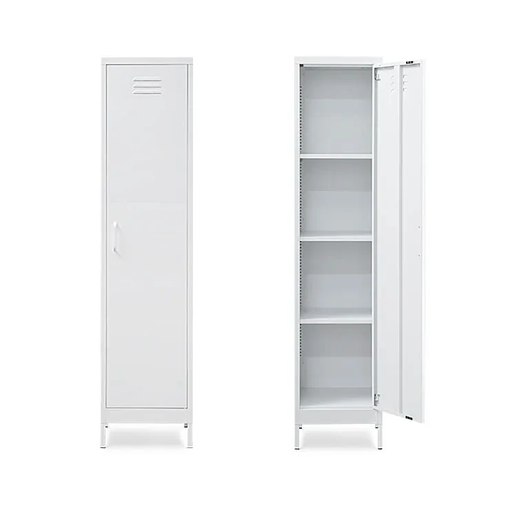 Luoyang Factory KD structure Home Furniture Metal Storage Bedroom Almira Steel Clothes Storage Cabinets Closet House Room Locker