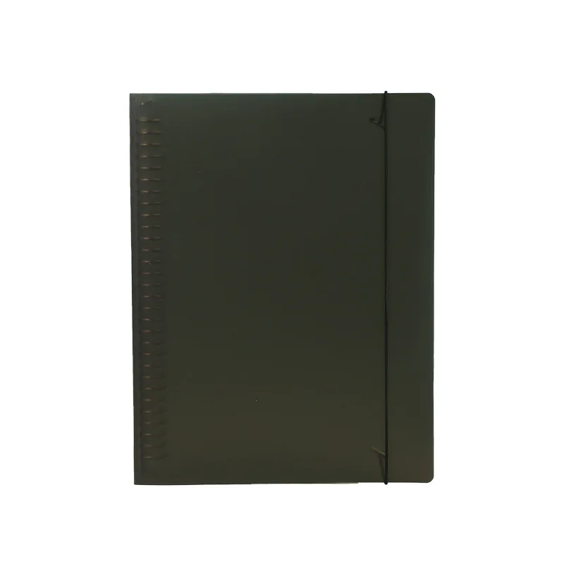 journal green notebook  20 hole A5 replacement core plastic shell 26 hole B5  inner page shell 30 hole A4   loose leaf clip