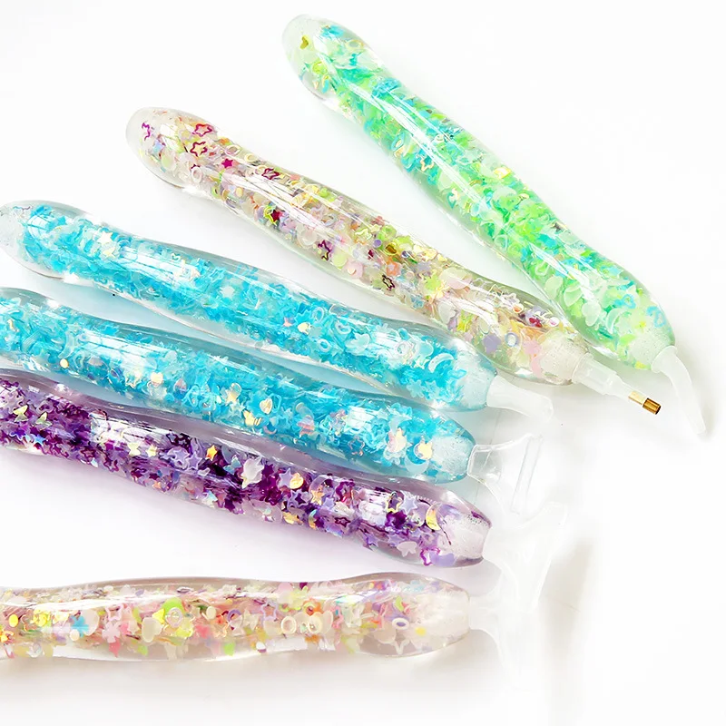 Ergonomic Design Glow in The Dark Diamond Dot Pens Tools Accessories Luminous Diamond Painting Pen Kits