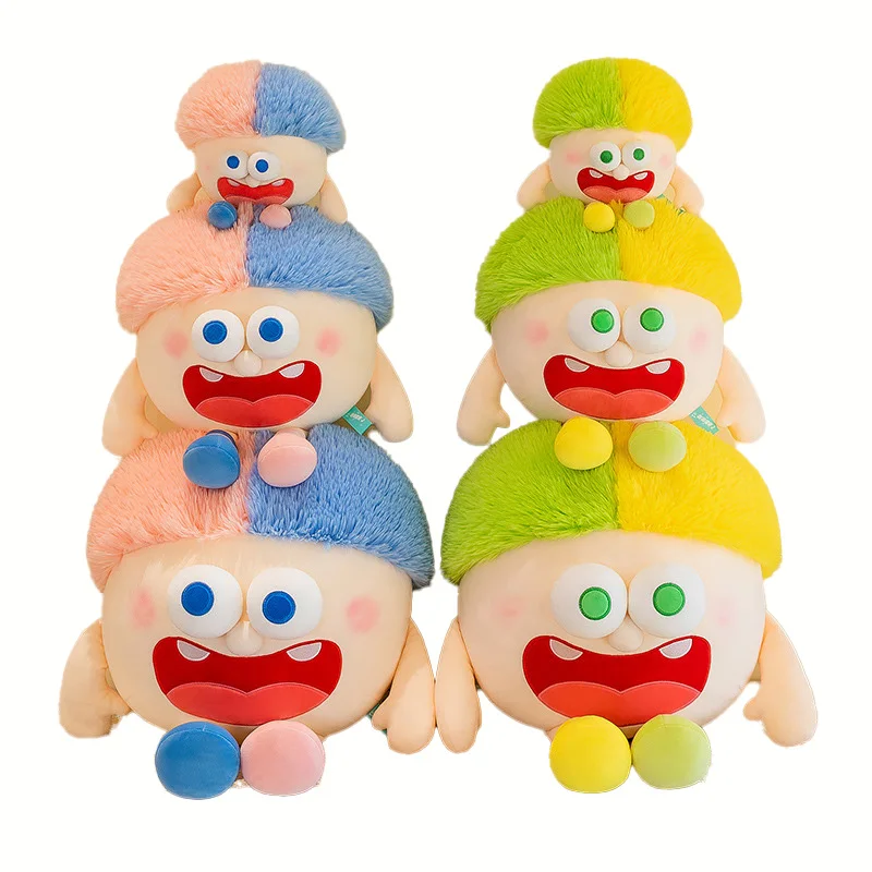 Wholesale Cute and Funny Drum Eyed Cartoon Stuffed Boy Plush Toy