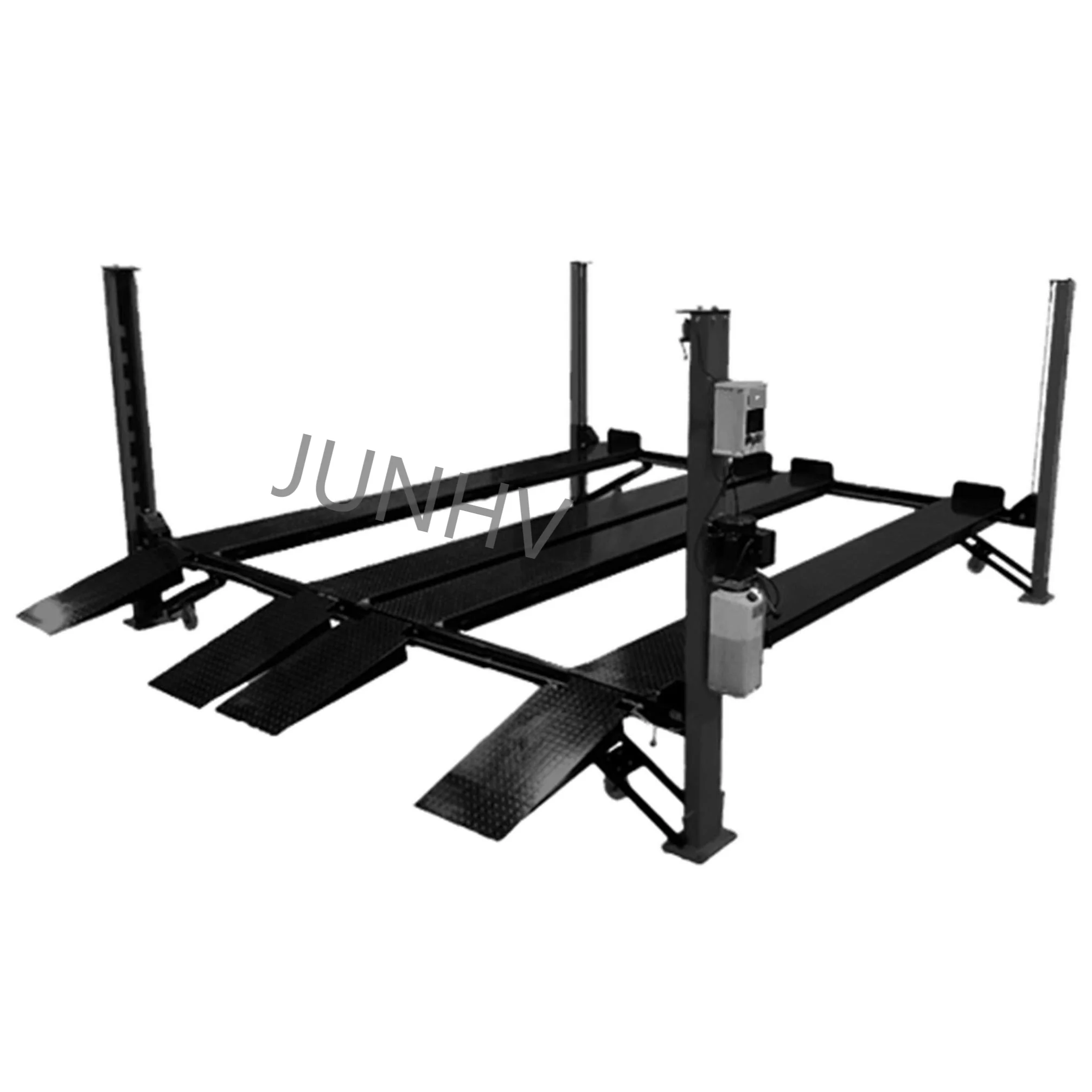 CE certified double wide safe quality 4 post parking lift car lift