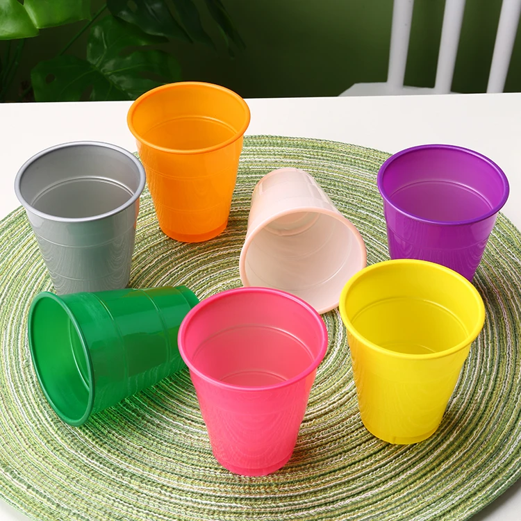 Material PP Cheap Plastic Cup Polypropylene Plastic Cups Plastic Cup Designs With Lid Hot Sale