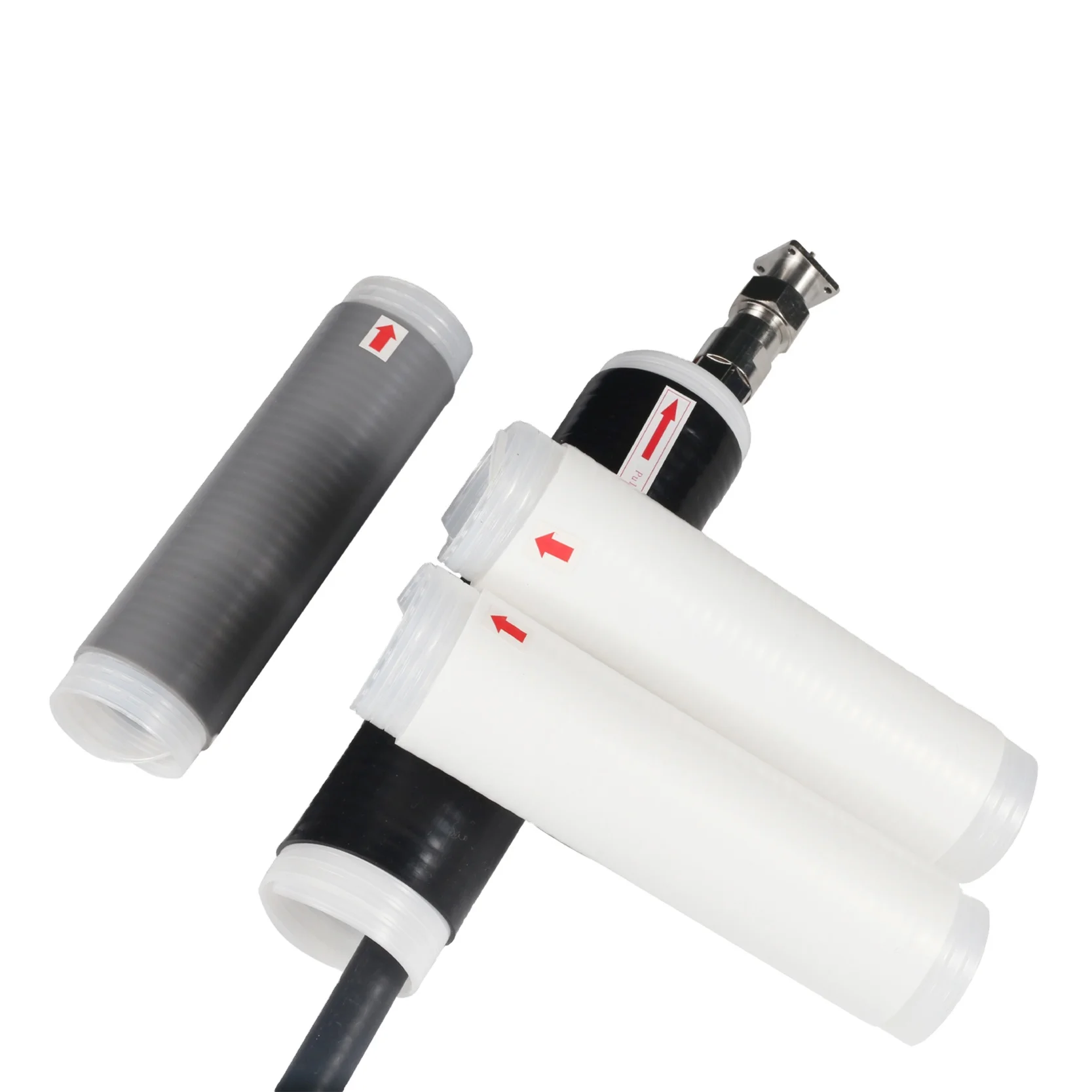 Electrical Moistureproof communication cable Silicone Rubber cold shrinkable tube