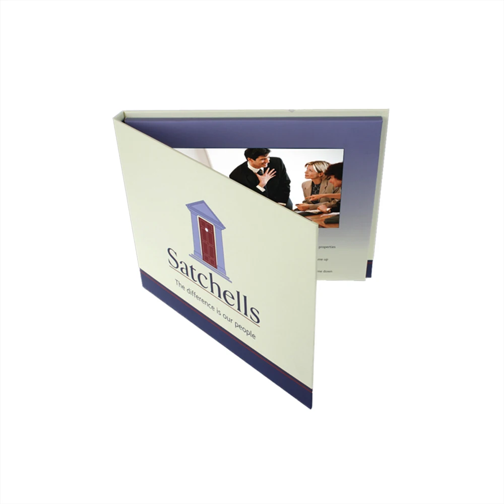 15 Years Factory Free Sample High Quality Custom Recordable Invitation Lcd Video Greeting Card