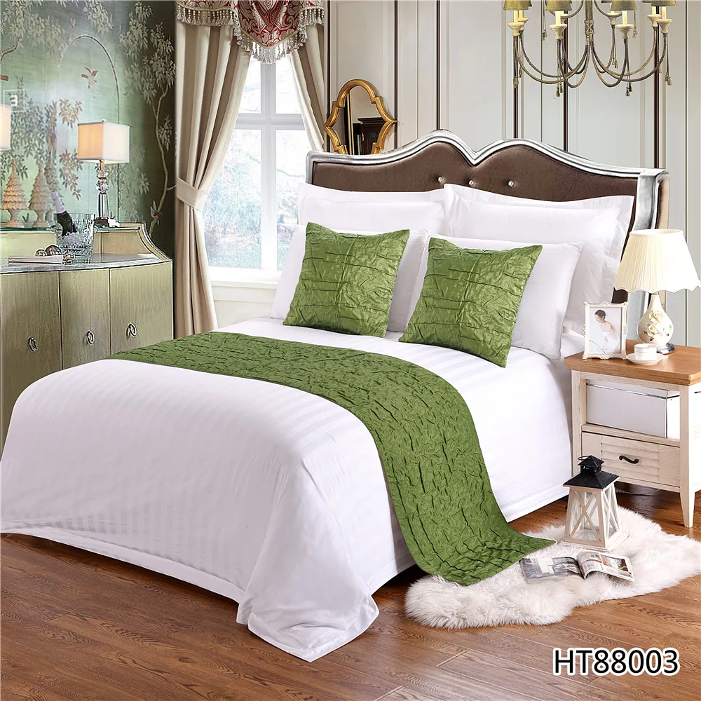 Cheap Price Hotel Luxury Bed Runner Quilt Mattress Toppers Linen Sheets Set With Cushion Decorative Pillow Cover