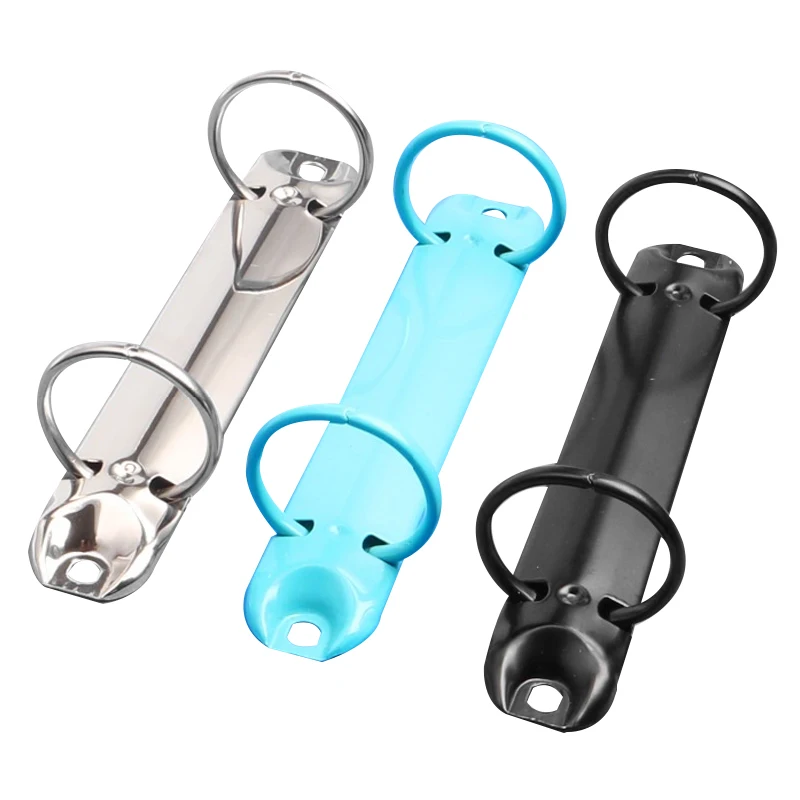 Antique Brass Metal 2 Hole Ring Binder Mechanism Clip