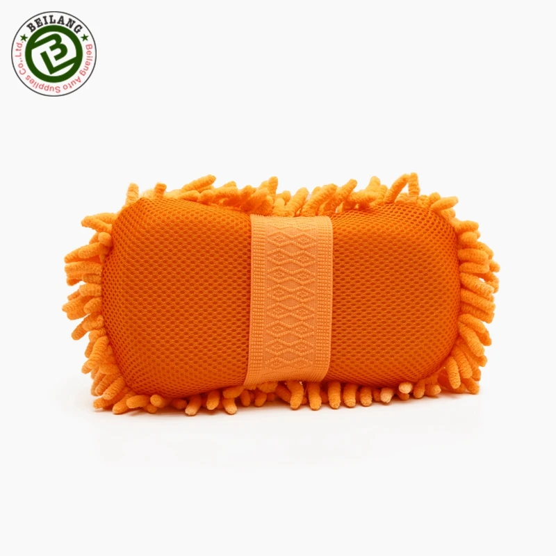 Auto Cleaning Tool Microfiber Chenille Car Washing Sponge Pad