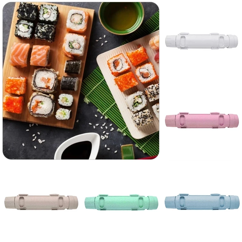 Free Shipping Kitchen Gadgets Quick Sushi Maker Roller Rice Mold Bazooka Vegetable Meat Rolling Tool DIY Sushi Making Machine