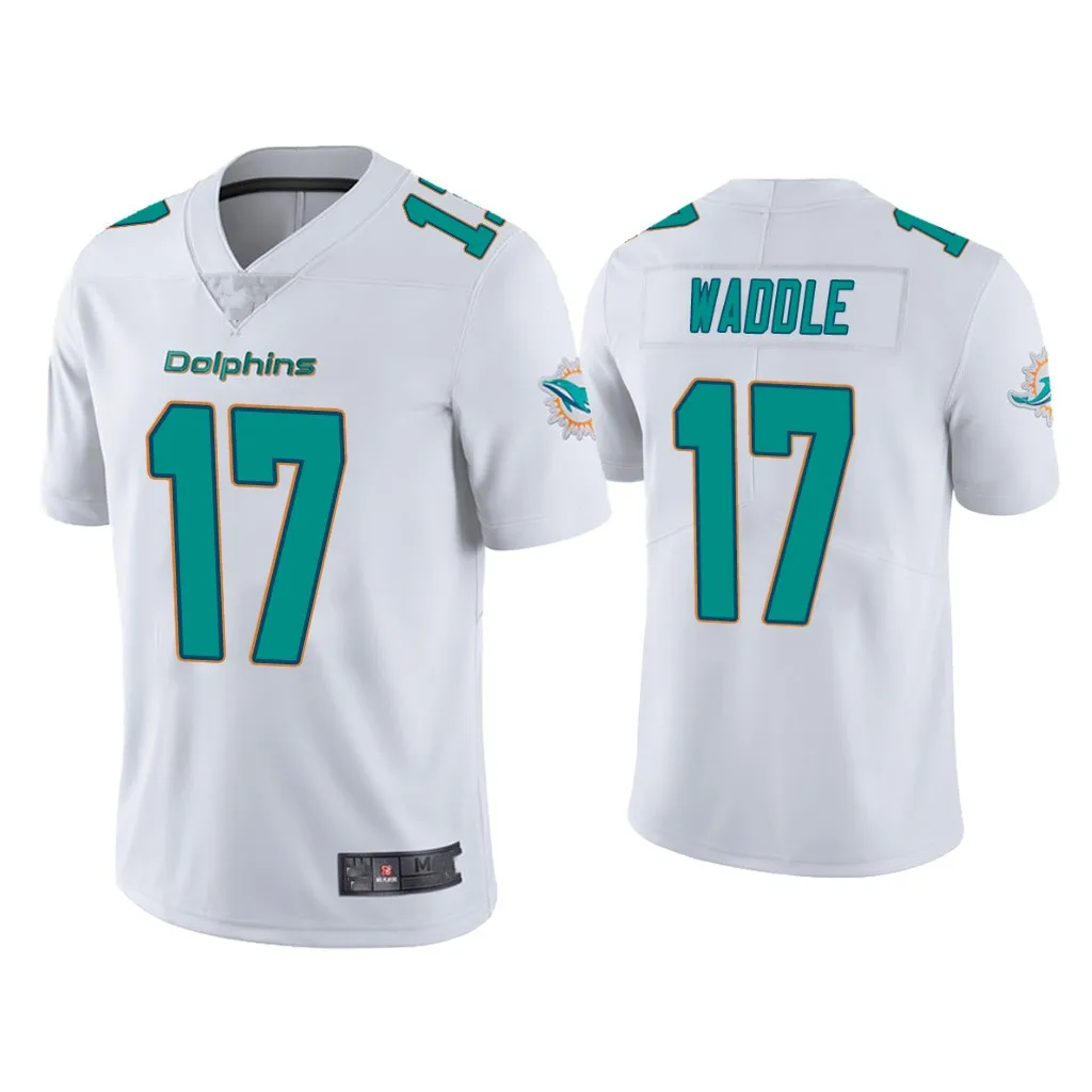 2021 New Style Wholesale Best Quality Cheap Custom  Miami Stitched American Football Jerseys Dolphin  17 Jaylen