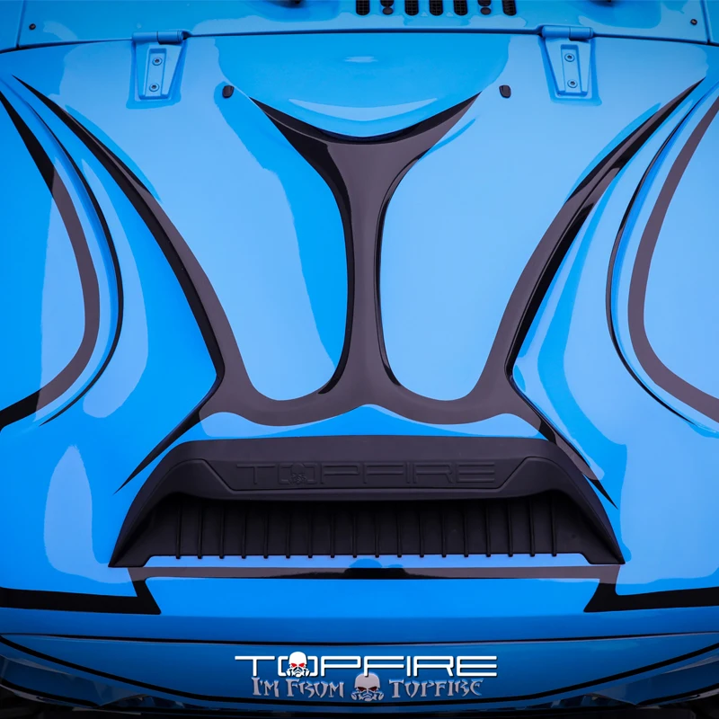 
2020 Topfire newest Fury body kit Engine Hood Bonnet for Jeep Wrangler JK 