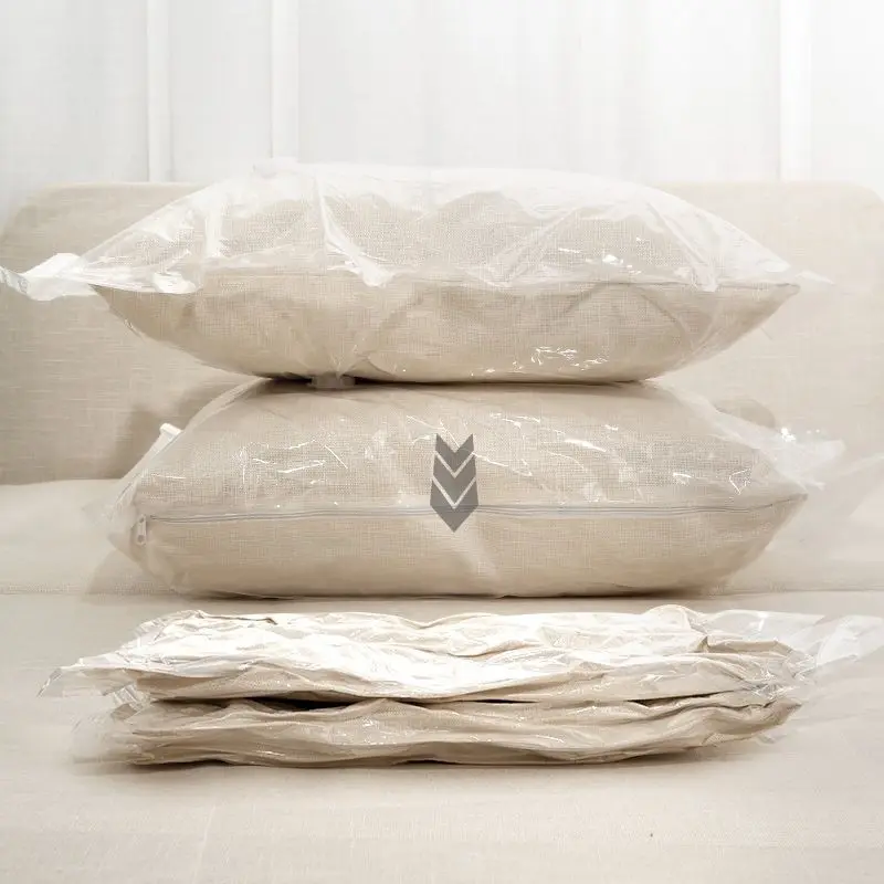 Transparent vacuum compression bag thickened large clothes and clothing suction storage bag PA + PE storage bag