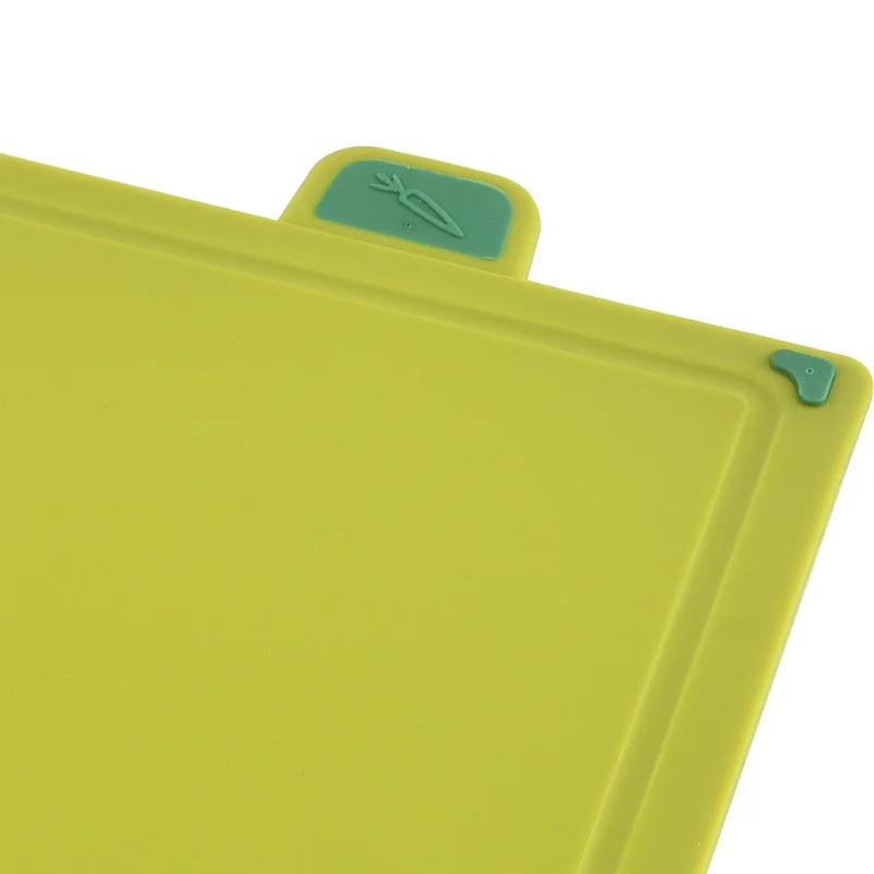 High quality plastic 4-piece set household kitchen fruit vegetable meat cooked food classification cutting board set